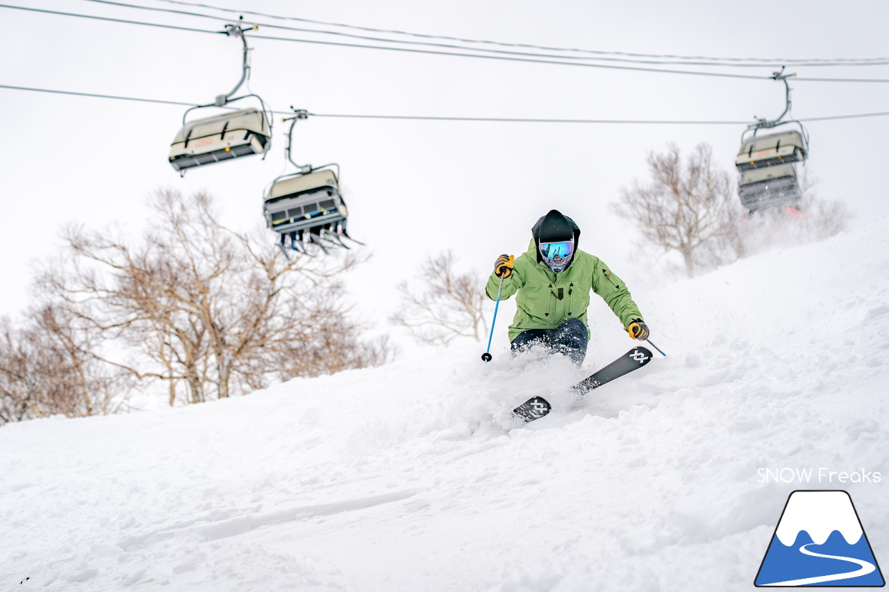 サッポロテイネ｜今シーズンは春セッション！プロスキーヤー・谷藤昌司さんと滑る１日。まさかのパウダー？！